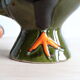 Vintage zoomorphic ceramic rooster pitcher by Poët Laval, Cocorico model, 60s