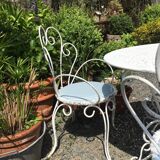 Belle Epoque wrought iron lounge