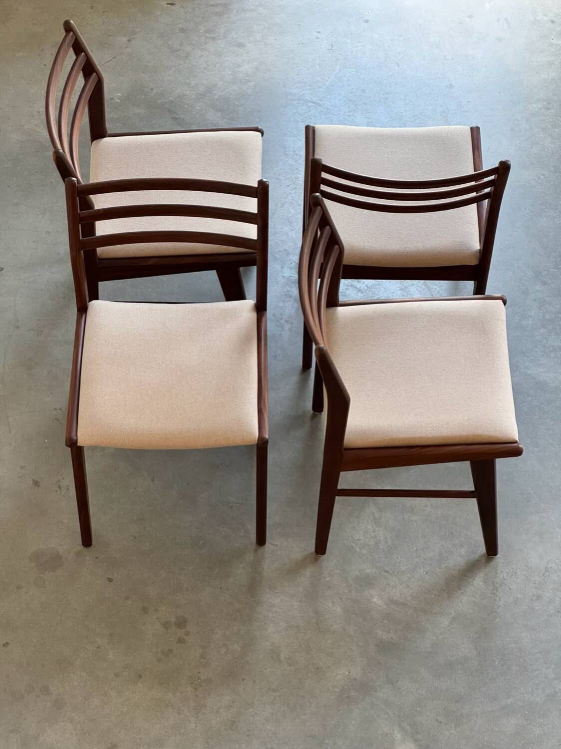Chaises danoises vintage Mogens Hansen