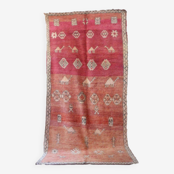 Boujad. tapis marocain vintage, 206 x 385 cm