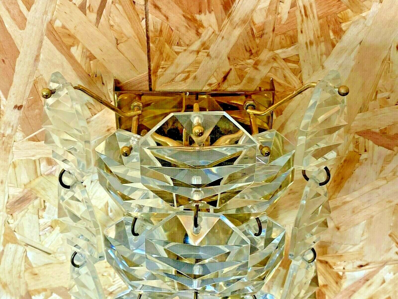 60s 70s Kinkeldey Wall Light Glass Wall Lamp Space Age Design 60s 70s