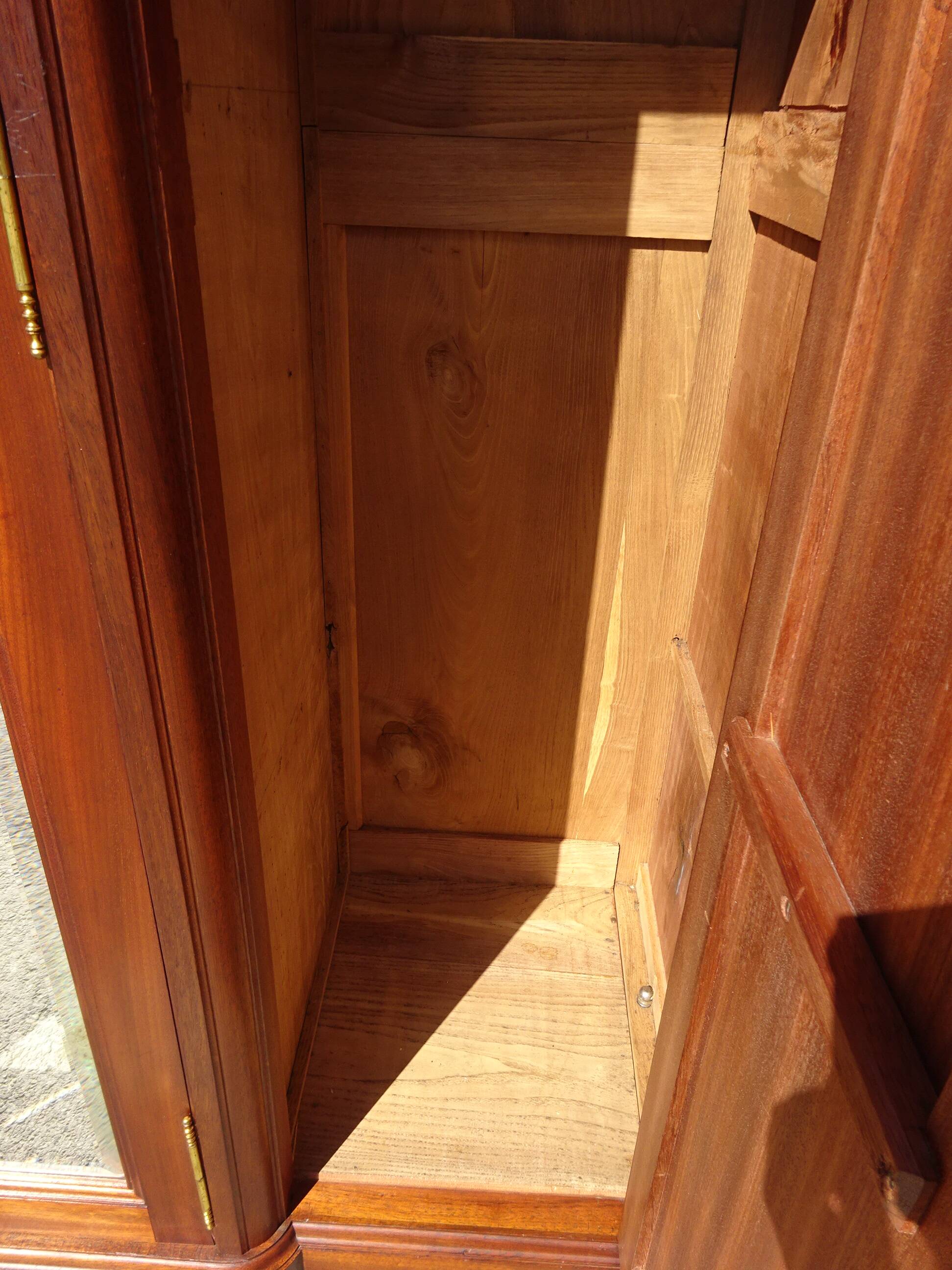 Louis XVI style mahogany cabinet