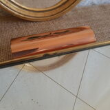 Plateau en laiton avec miroir vintage