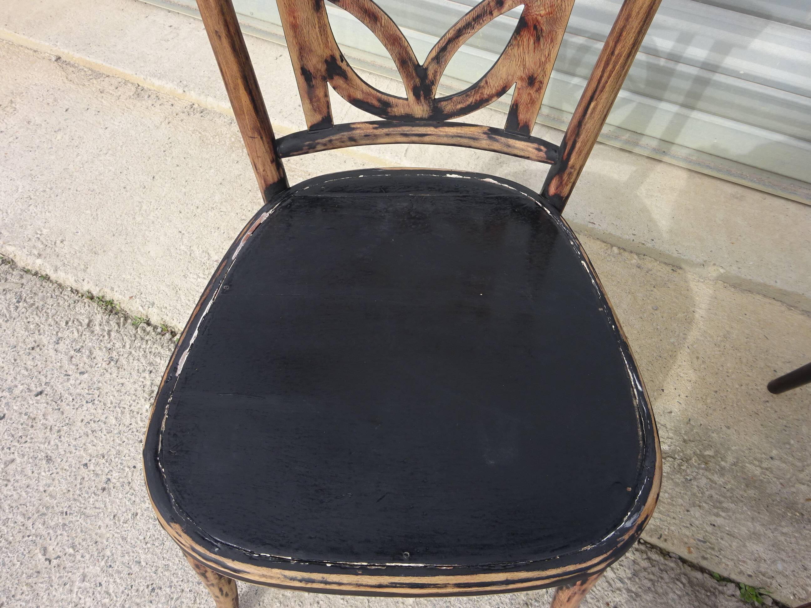 Salon Baumann, 1910, banquette, fauteuil et chaise bistrot