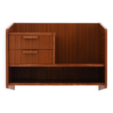 1960s Scandinavian Mahogany Floating Nightstand