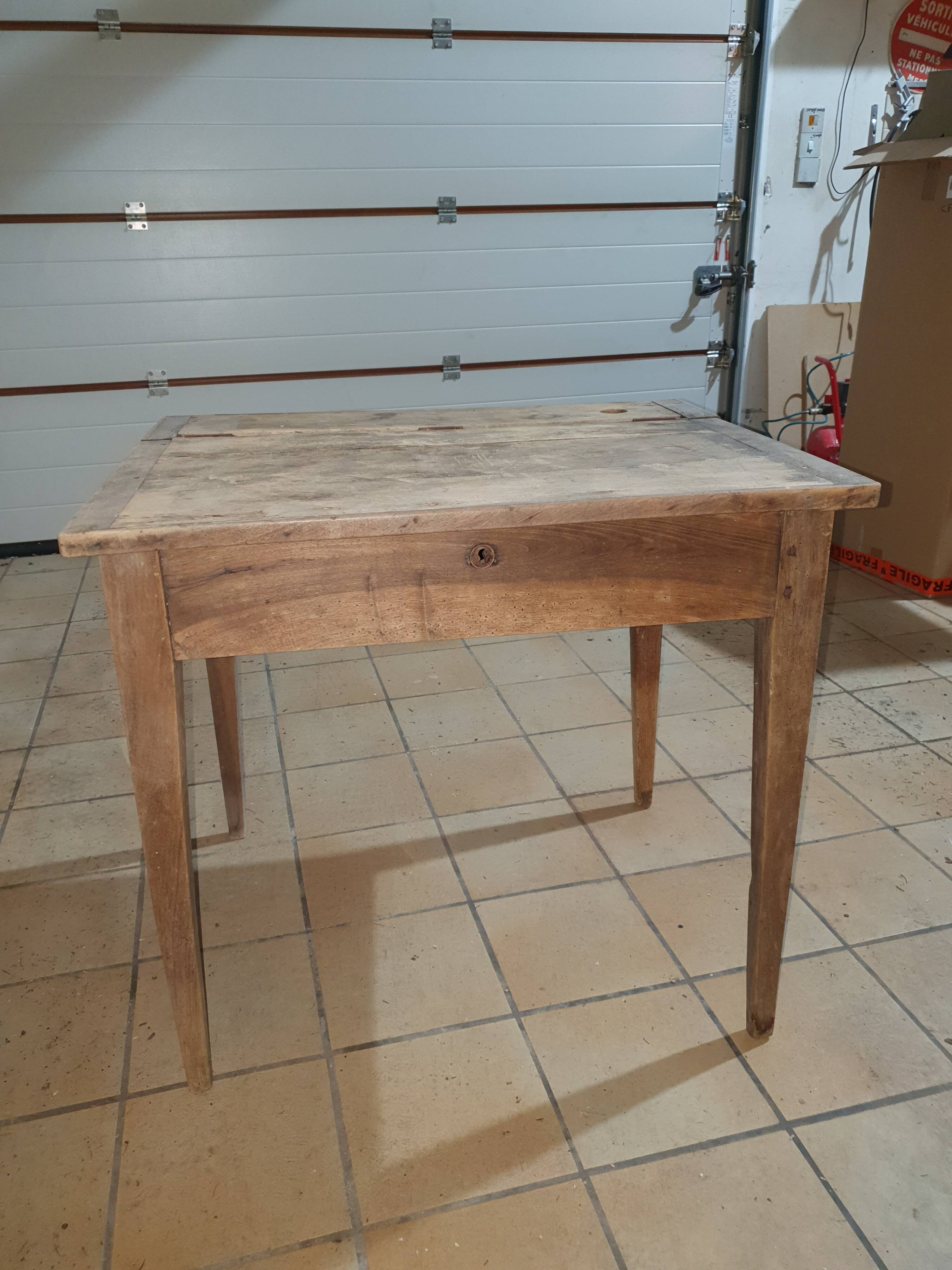 Old schoolboy's desk