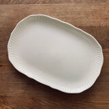 Off-white dish Boch La Louvière