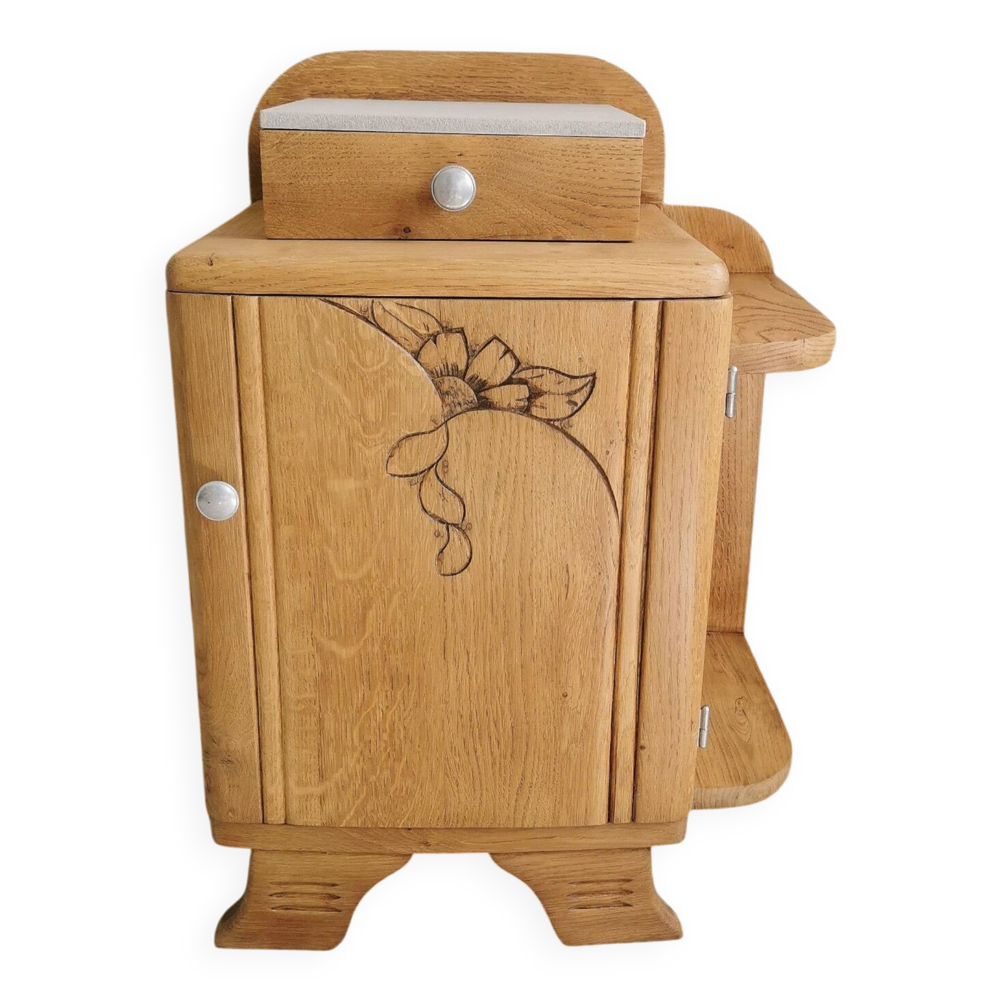 Restored Art Deco bedside table