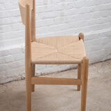 4 chaises CH36 d'Hans J. Wegner par Carl Hansen & Son