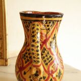Carafe marocaine Safi – Pichet en céramique traditionnel vintage