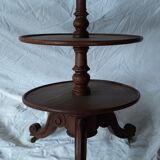 Oak pedestal table