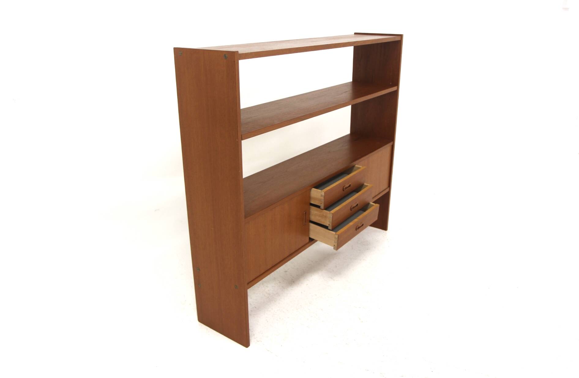 Scandinavian teak bookcase, Sweden, 1960