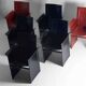 Ensemble de chaises postmodernes "Solaria" par Arrben Italie, 1980