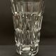 Carved crystal vase from Saint Louis