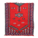Red Vintage Moroccan Rug 167 x 190 cm - Berber Wool Rug - Handmade Rug Boho