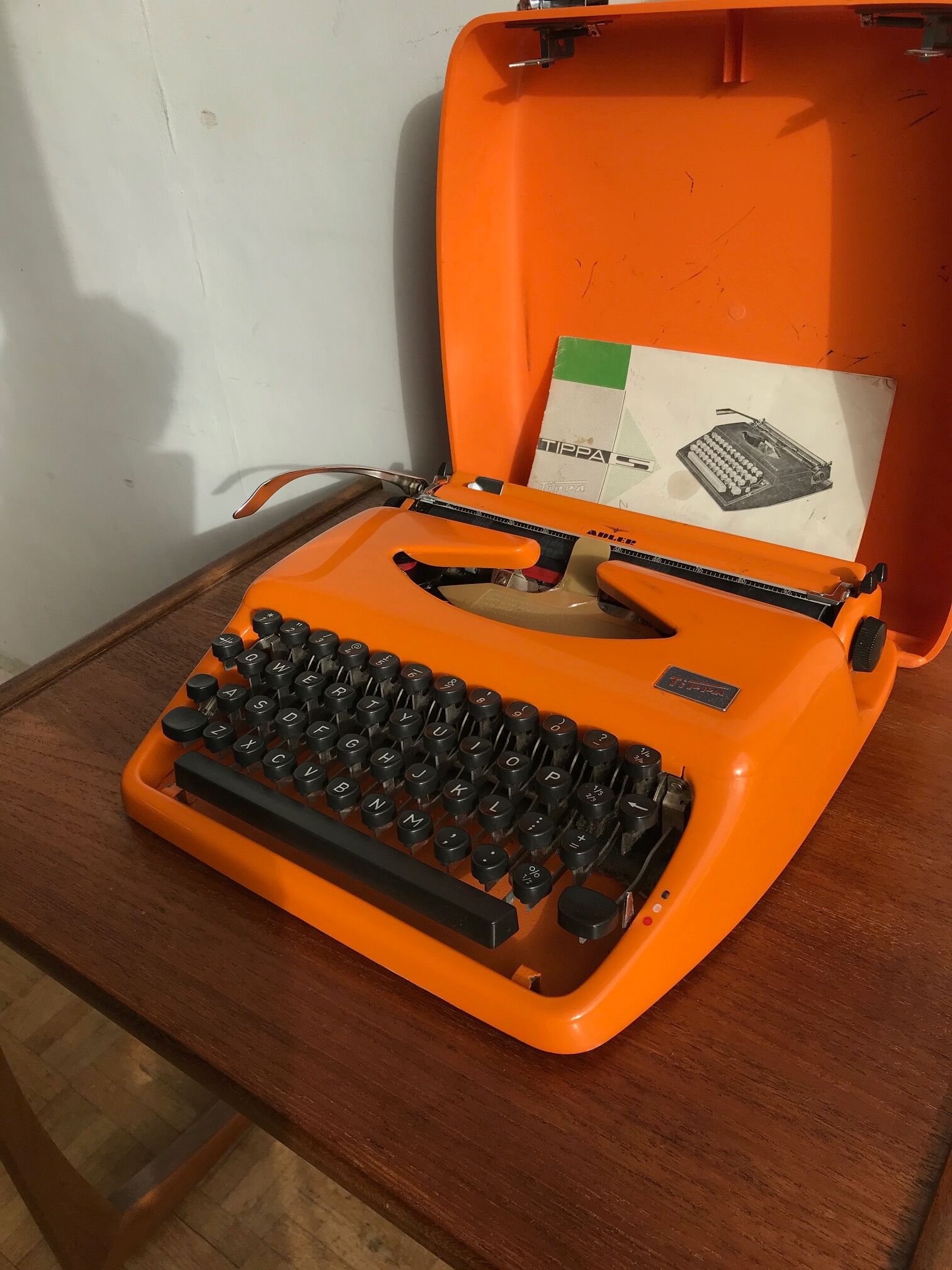 Adler portable typewriter - 1960s/70s