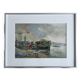 Small port in Normandy by JS