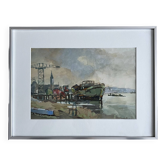 Petit port de Normandie par JS