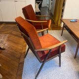 Paire de fauteuils vintages scandinaves