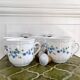 Lot 5 large vintage Arcopal myosotis Veronica tea and coffee cups