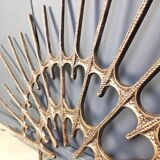 Large vintage brutalist wall sculpture, 1970s