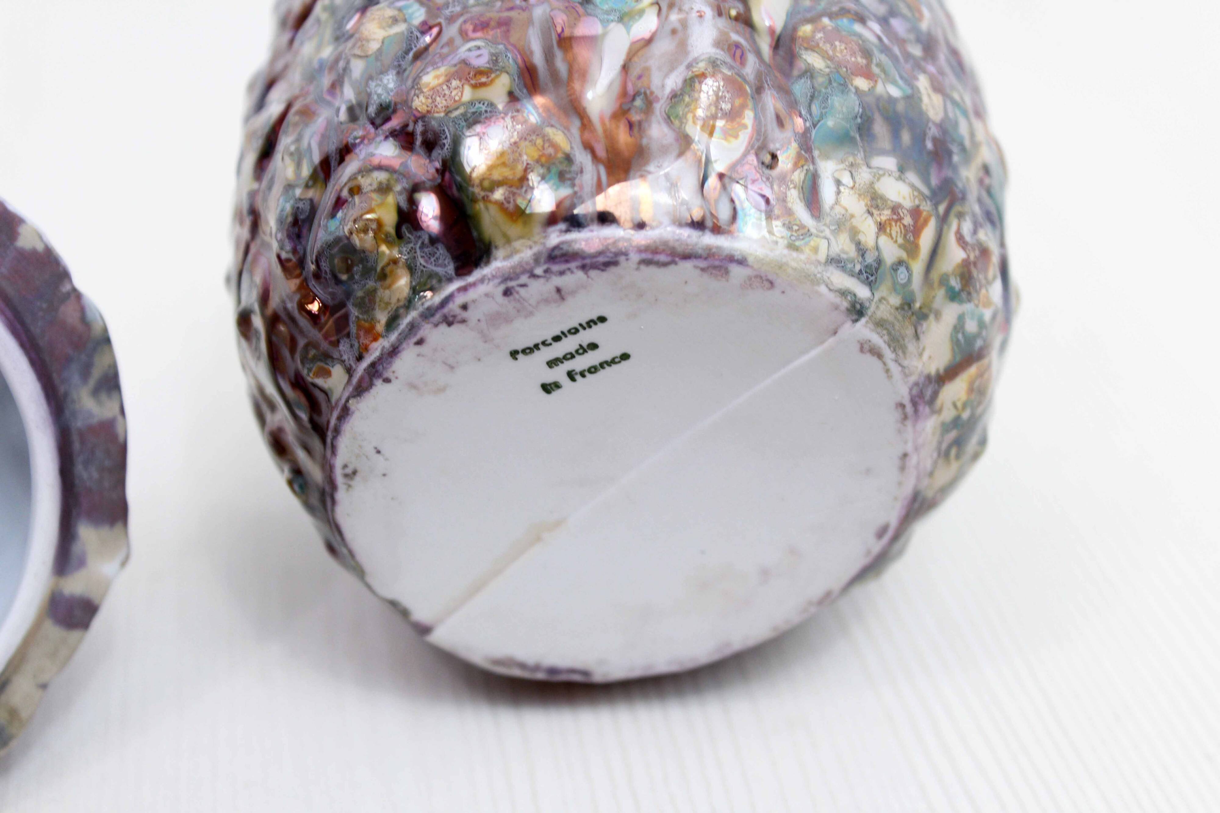 Earthenware Pineapple candy box