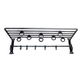 Art Deco wall coat rack