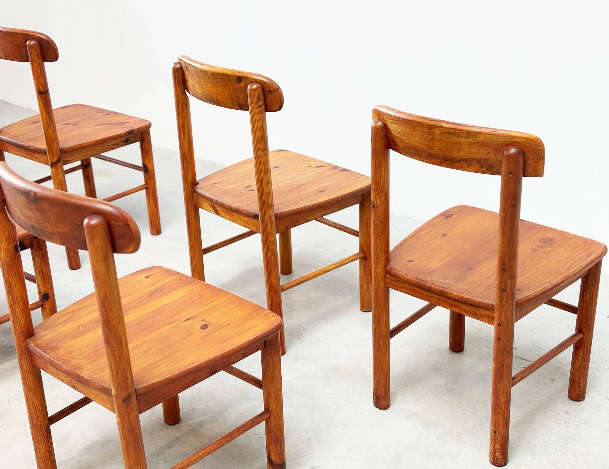 Ensemble de six chaises de salle à manger par Rainer Daumiller