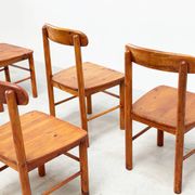 Ensemble de six chaises de salle à manger par Rainer Daumiller