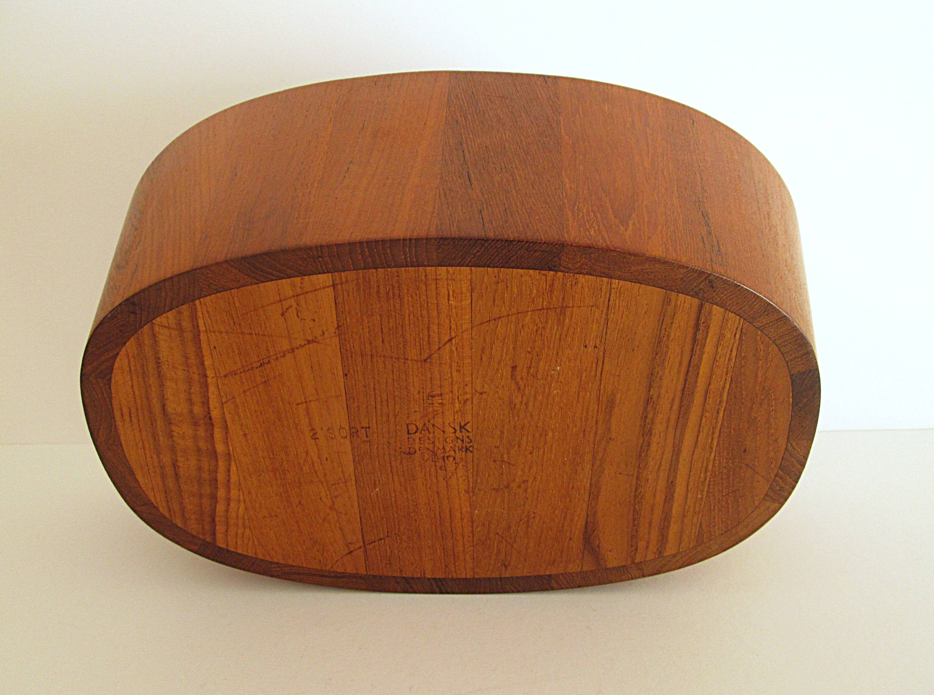 Vintage Dansk Denmark IHQ solid teak serving owl – design Jens Quistgaard