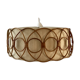 Scandinavian hanging wool and rattan 70s