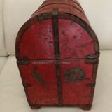 Bar safe in exotic wood red color