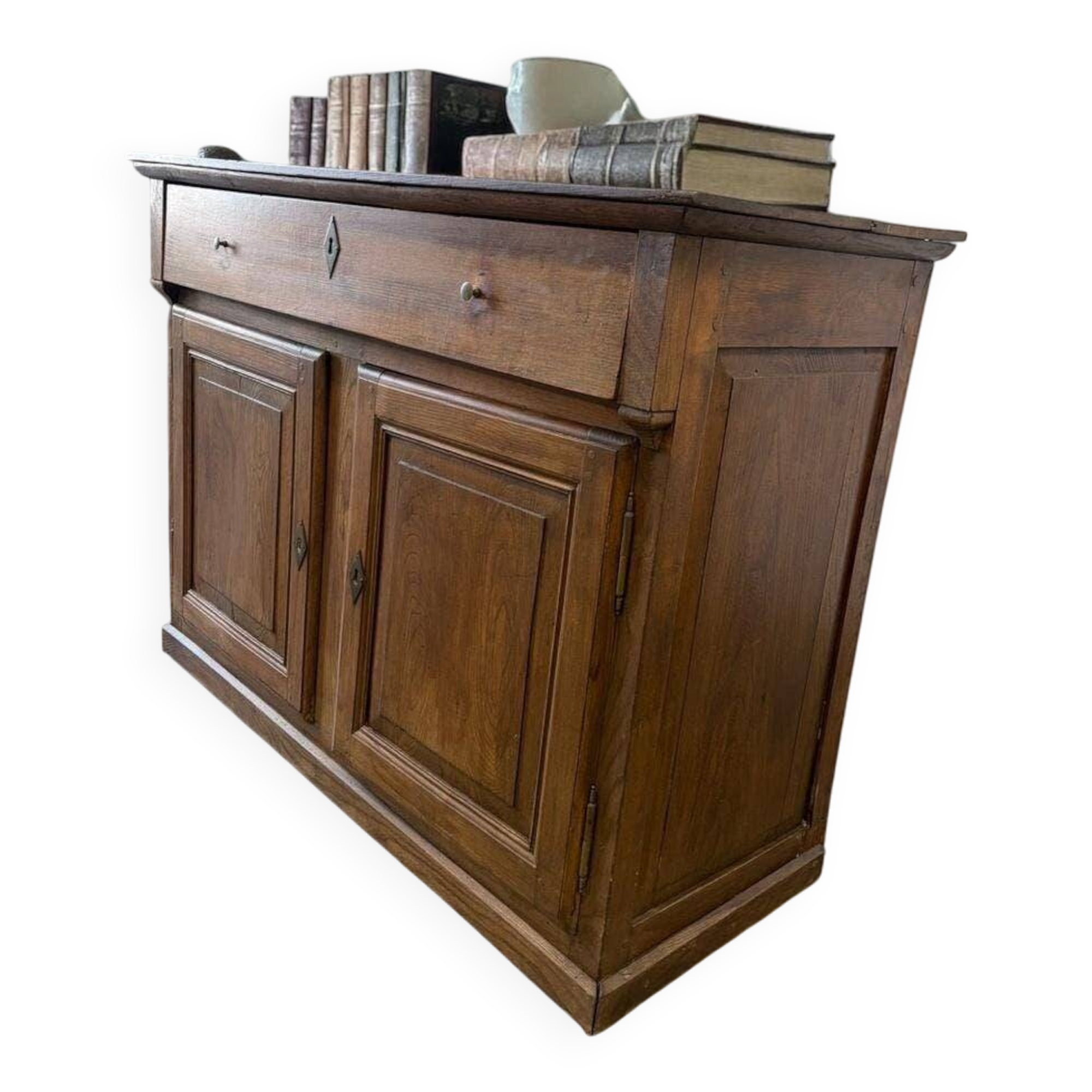 Buffet vintage en bois brun