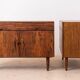 Pair of Mid Century Modern Cabinets by H. W. Klein for Bramin, Denmark