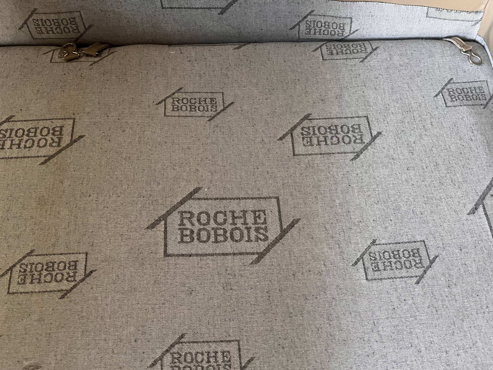 Roche Bobois leather two-seater sofa