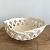 Plaster dish basket decoration