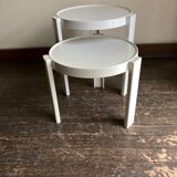 Pull-out tables Italian design 1960 Kastilia space age