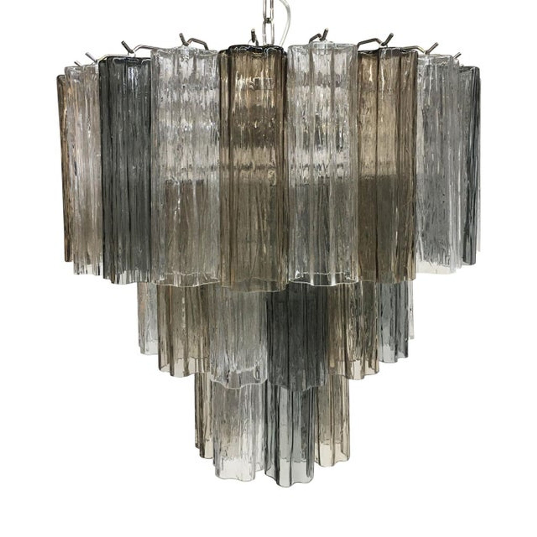 Murano glass Sputnik chandelier, set of 2 or a pair of chandeliers