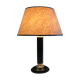 Midcentury leather lamp