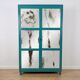 Armoire de style industriel avec des miroirs vieillis