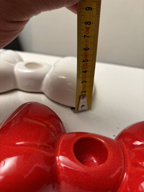 Paire de bougeoirs noeud papillon, Jean-Claude Peiré, 1980