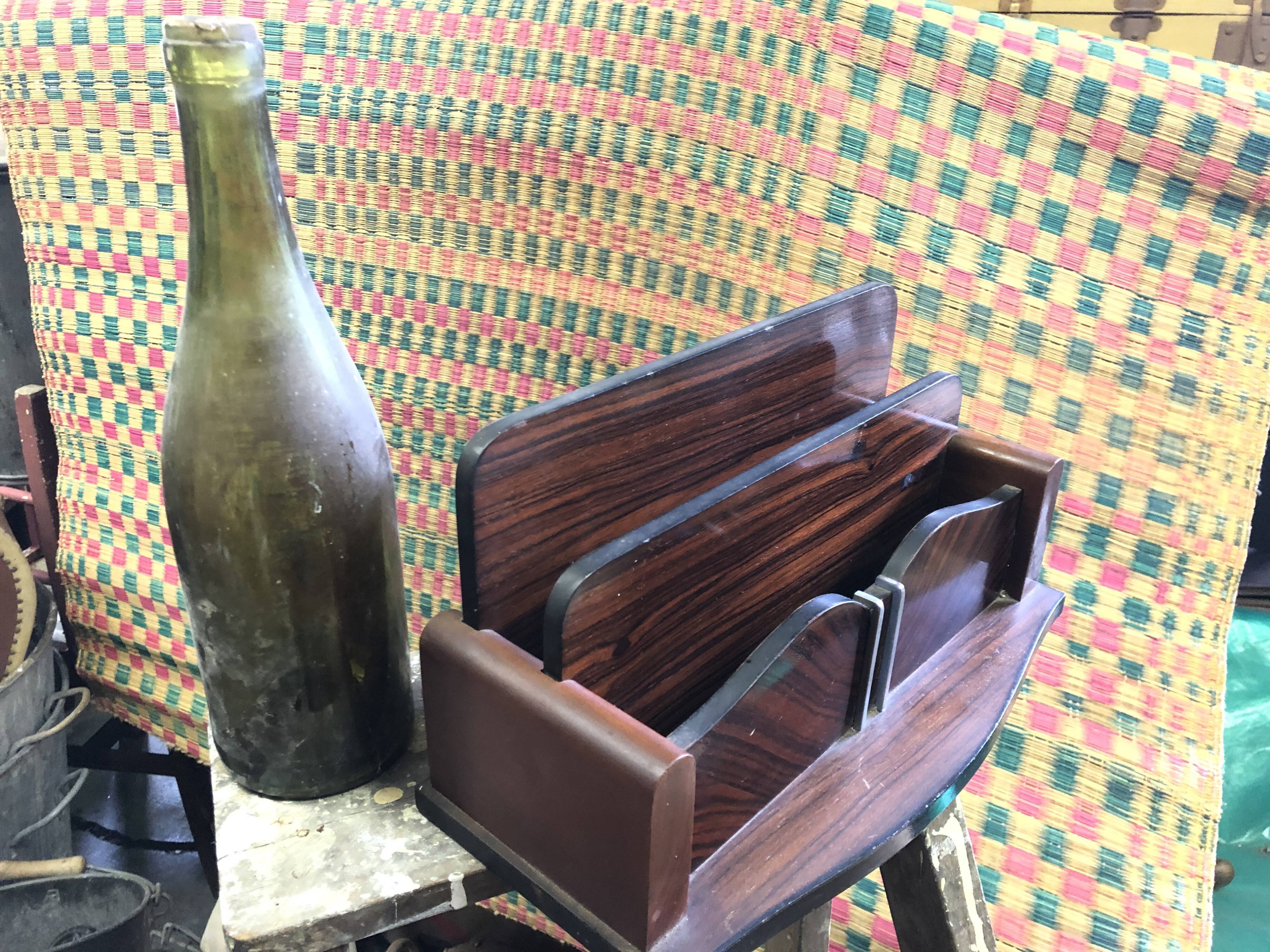 Art deco letter holder