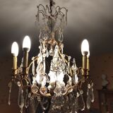 Bronze chandelier crystal stamps