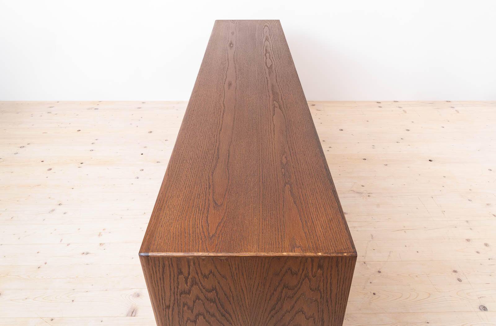 Sideboard, Skovby Møbler, Model 65, Chocolate Brown Stained Oak, Danish