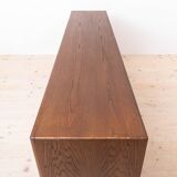 Sideboard, Skovby Møbler, Model 65, Chocolate Brown Stained Oak, Danish