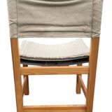 Tomas Jelinek Kotka Chair for Ikea pine and linen 1970s