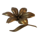 Fleur de lotus métal doré cendriers de table
