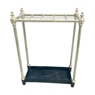 Umbrella holder XIX in brass and cast iron