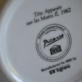 Ceramic vase after picasso " head leaning on the hands " 1962