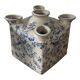 Cracked ceramic tulip vase circa 1980